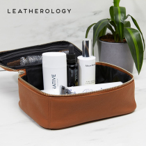 Real Leather Travel Makeup Bag Lady Handheld Upscale Large Capacity Containing Bag Custom Portable High-end Men Wash Toiletries