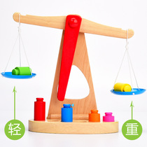 Wooden balance table toys childrens educational learning weight and balance knowledge balance