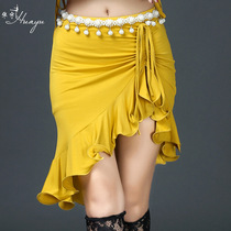 Belly dance short dress 2019 new practice suit beginner dance costume sexy Oriental dance modal hip skirt