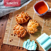 Yangchen 50g 75g crab Mid-Autumn Mooncake Mold Ice Hand Pressed Mold Bean Mould Cartoon