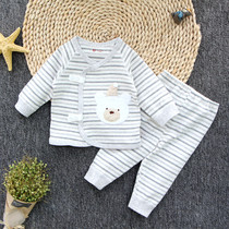 Newborn baby underwear cotton newborn underwear set newborn monk clothes dark buckle clothes