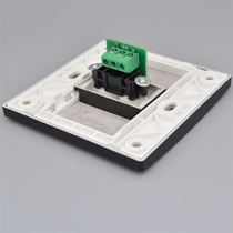 An audio socket face i plate 86 type concealed double lotus free welt audio 2-head sound audio wall plug