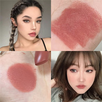 Eat earth-colored lipstick long-lasting fog European and American makeup almond matte no cup of milk tea Curry retro color