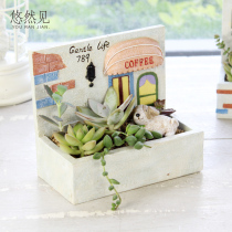 Japanese zakka my garden scene wall hanging plant fleshy small flowerpot creative personality courtyard flowerpot flower