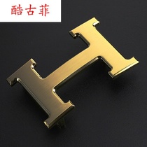 Classic I-shaped buckle head single plate buckle mens belt buckle Z-letter belt head electroplating alloy with 3 7