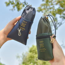 The female anti-pressure bag of the glass bag and the bag bag of the bag will simply protect the sun eye sunglasses bag