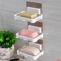 New toilet single double layer soap rack bathroom bathroom soap box wall-free