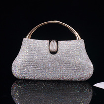 Diamond-studded evening banquet bag celebrity rhinestone hand bag female annual dress bag bridal bridesmaid banquet bag rhinestone bag