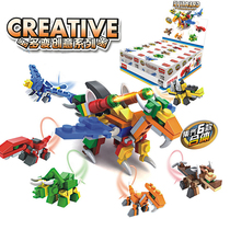 Toys compatible with Lego assembly building blocks mini dinosaur small box Jurassic boy puzzle children put together gift