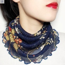 One-piece two-use neck neck collar female collar collar scarf face head cover sandtowel artifact