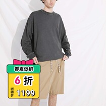 Japan F CE 2WAY STRETCH SHALWAR SHORTS STRETCH MILITARY STYLE SILHOUETTE SHORTS