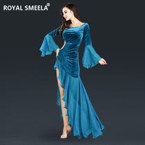 Belly dance performance suit high-end suit 2021 autumn and winter new sexy dress female Oriental dance dance performance suit