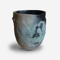 Cui Jiuxiao's collection-level ceramic art "Asteroid Series Pot" (No. 3)