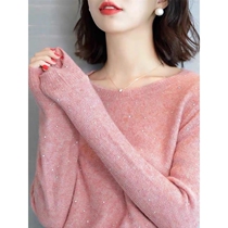 Front line Brand Cut Womens Dress Big Brands Foreign Trade Outlet Lone-coat headsweaters Knitted Sweater 100 Hitchhiking