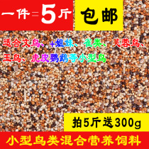 Colorful literary bird hibiscus bird canary bird pearl bird hibiscus bird jade bird food mixed bird food feed