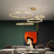 Chandelier living room lamp modern simple light luxury bedroom lighting Net red dining room lamp creative personality art Nordic lamps