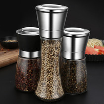 Pepper Grinder Germany 304 Stainless Steel Manual Pepper Powder Zanthoxylum Black Pepper Sauce Jars