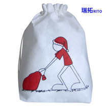 Factory non-woven bag backpack drawstring pocket student training bag non-woven bag large price