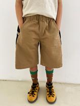 OMIOMI summer new foreign style boy tooling heavy five-point pants girls comfortable childrens neutral shorts