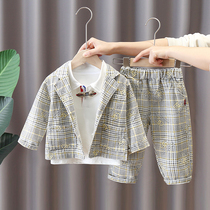 男童小西装礼服儿童帅气英伦风套装2周岁3男宝宝休闲西服新款春秋