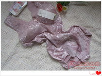 Exported to Japan high-end temperament gray belly hip back shaping stomach without steel ring with cup conjoined underwear