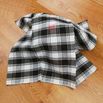 Rice towel Minnan Wedding Wedding Supplies Wedding items Female party Out of marriage Dowry Pure Cotton Black And White Plaid Cloth