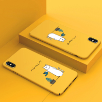 Apple X phone case iPhone XS Max ultra-thin iPhoneX frosted New iPhones anti-drop protective cover iPhoneXMax female male hard case cartoon tide