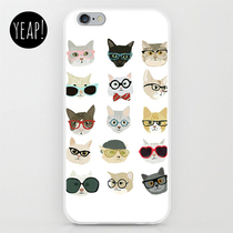 yeap Apple 8plus Samsung Xiaomi Huawei oppo mobile phone soft shell Pop style fashion cat