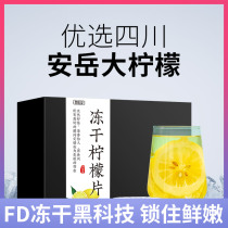 Freeze-dried lemon slices dried tea slices dried lemon slices honey lemon tea leaves flower tea fruit tea cold-brewed tea