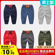 Boys sports pants 2021 autumn spring and autumn new childrens childrens clothing baby 1 year old 3 childrens fashion casual spring section