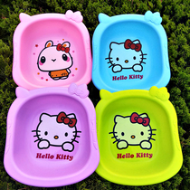 Childrens plastic small washbasin laundry basin baby baby card set plastic basin water basin foot wash basin wash butt Basin