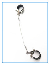 Anti-falling chain hose anti-collapse chain high quality steel oil pipe explosion-proof chain spring high pressure oil pipe protective rope