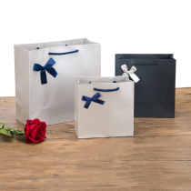 Fashionable simple thick special paper gift bag clothing gift portable wrapping paper bag can be customized to print LOGO
