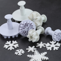  Kalain Baking Hall Cake biscuit mold snowflake spring stamper Fondant cup cake mold tool