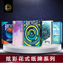 bicycle bicycle playing cards Dense hypnotic city neon TH summer autumn and winter flower cut playing cards