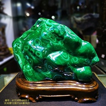 Natural malachite raw stone natural ornaments strange stone ornamental stone mineral crystal specimen study home decoration 2