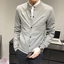 Net Red Flag Fall Jacket Male Korean version Shuai sashimi 100 lap 2022 new casual jacket male blouse