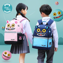 pinkland one two three to six primary school students school bag tide ultra-lightweight men and women childrens load reduction protection back bag