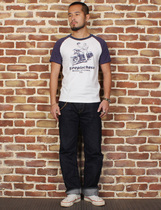 Spot NON STOCK Knight shoulder sleeve color short sleeve T-shirt men retro locomotive half sleeve t-shirt