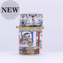 Toothpick Holter Hotel Toothpick Box with Cover Chinese Blue and White Porcelain j Restaurant Home Ceramic Vintage Toothpick can