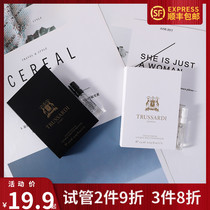 Trussardi Durusa Di Chusa Di Chusa Di Fenghua donna Men and Women Long-lasting Eau de Fragrance Test Tube Sample 1 5ML