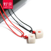 Linglong dice an red bean necklace male Lady pendant couple pair of color in the bone Acacia sieve Jewelry pendant