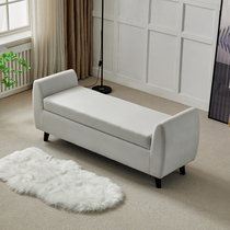 Nordic Bed Tailstool Light Lavish Cloakroom Sofa Long Bench Storage Containing shoes Stool Bedroom Bed Front Bench Modern Bed