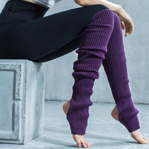 Rsemnia winter warm yoga socks female leggings over the knee in the tube step foot indoor breathable pilates socks tide