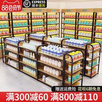 Nakajima display cabinet Supermarket shelf Store commissary Convenience store Snack double-sided free combination Nakajima cabinet