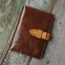 Original Cow Leather Retro Foreign Passport Collection Bag Genuine Leather Business Travel Passport Clip Foreign Customer Gift Customization