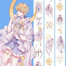 Lappas new product original handbill adhesive tape DIY and paper Toil girls heart figure hand ledger sticker angel teenager