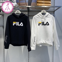 FILA fleece womens 2021 spring new womens sports fashion casual hooded pullover sweater F11W118209