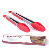 9 12 inch silica gel food grade clip with two sets of high temperature resistant silica gel clip frying steak and grilled meat clip bread baking clip