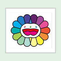  Trend art]Takashi MurakamiDouble-faced white sun flowerglobal limited edition of 100 screen prints